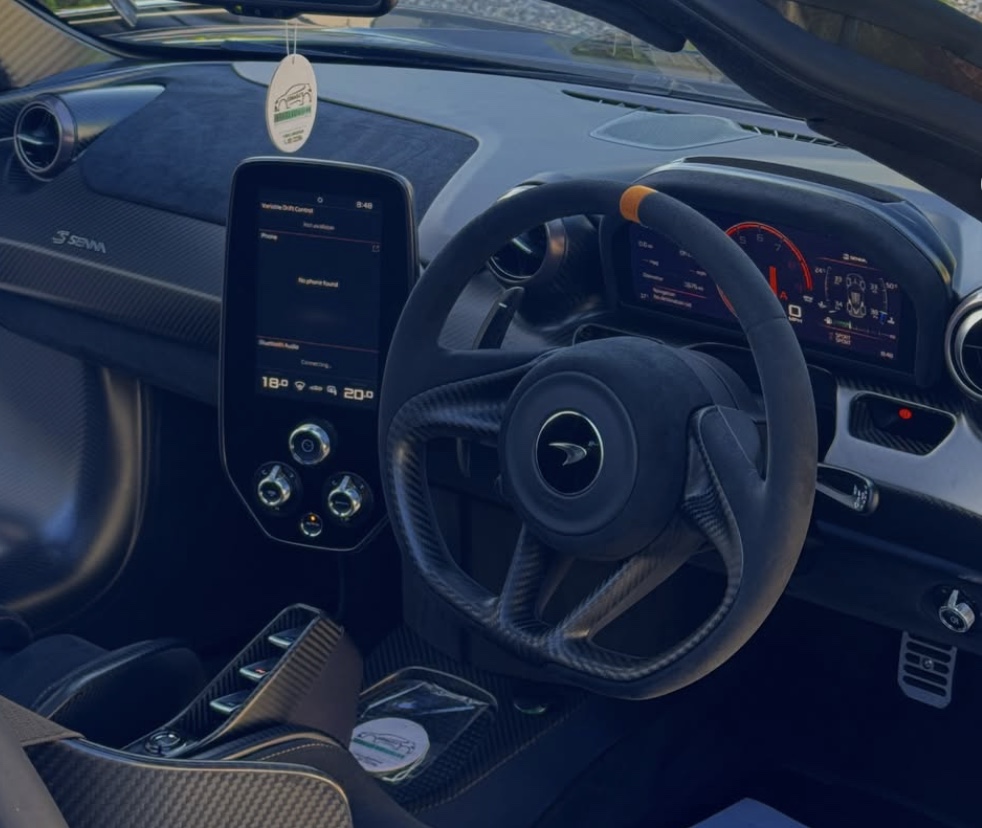 A closer look at the design of a performance car